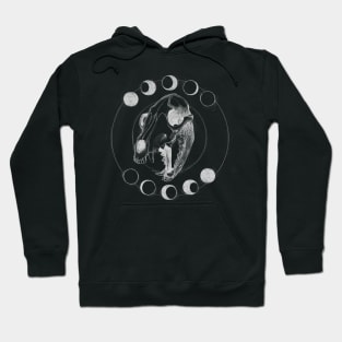 wolf skeleton Hoodie